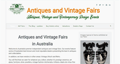 Desktop Screenshot of antiquesandvintagefairs.com