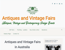 Tablet Screenshot of antiquesandvintagefairs.com